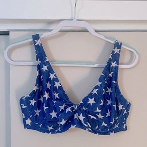 Venus Blue Stars Bikini Top 32G/34DDD/36DD